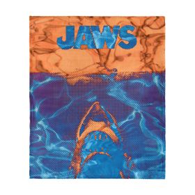 Jaws Neon Poster Silk Touch Throw Blanket 40x50 inches