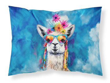 NEW Hippie Animal Llama Standard Pillowcase Lightweight Super Soft Easy Care Decorative Artwork Pillowcase, Standard
