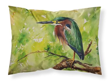 Green Heron Standard Pillowcase Lightweight Super Soft Easy Care Decorative Artwork Pillowcase, Standard