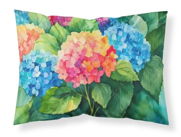 Hydrangeas in Watercolor Standard Pillowcase Lightweight Super Soft Easy Care Decorative Artwork Pillowcase, Standard (Default: Default)