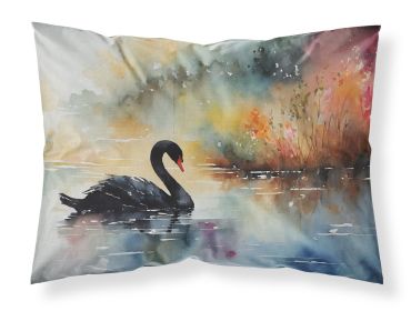 Black Swan Standard Pillowcase Lightweight Super Soft Easy Care Decorative Artwork Pillowcase, Standard (Default: Default)